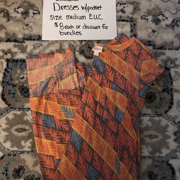 Lula Roe Dresses with pocket, size Medium $8 - Picture 6 of 7